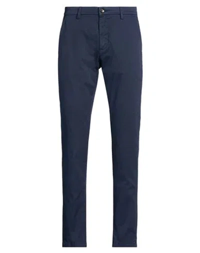 Yan Simmon Man Pants Navy Size 28 Cotton, Elastane In Blue