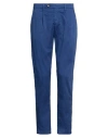 Yan Simmon Man Pants Navy Size 30 Cotton, Elastane In Blue