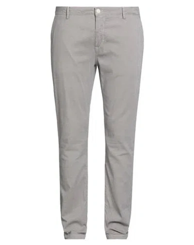 Yan Simmon Man Pants Navy Size 38 Cotton, Elastane In Gray