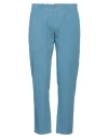 Yan Simmon Man Pants Pastel Blue Size 30 Cotton, Linen