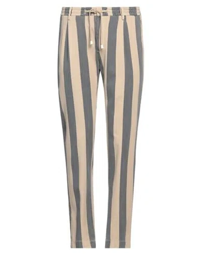 Yan Simmon Man Pants Sand Size 34 Cotton In Beige