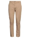 Yan Simmon Man Pants Sand Size 36 Cotton, Lycra, Elastane In Beige
