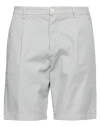 Yan Simmon Man Shorts & Bermuda Shorts Grey Size 34 Cotton, Elastane