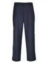 Yan Simmon Stretch-cotton Trousers In Black