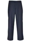 Yan Simmon Stretch-cotton Trousers In Black