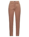 Yan Simmon Woman Pants Camel Size 10 Cotton, Elastane In Beige