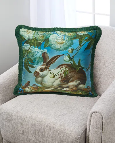 Yana Movchan Beautiful Nothing Silk Pillow In Multi