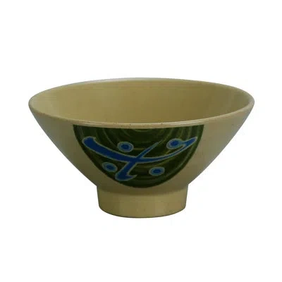 Yanco 10 Oz. Japanese Nanjing Melamine Rice Bowl In Sand