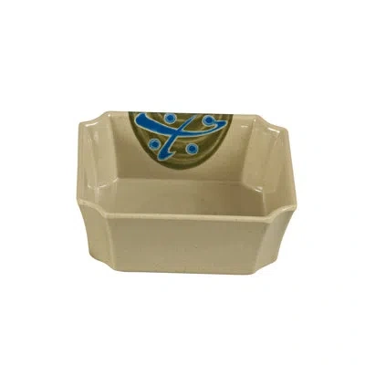 Yanco 24 Oz. Japanese Square Melamine Salad Bowl In Sand