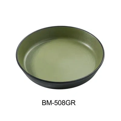Yanco 24 Piece Dessert Bowl Set In Black;green