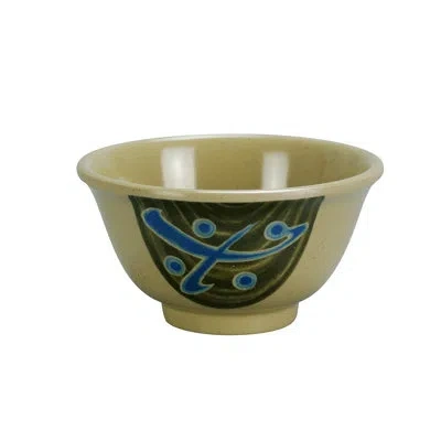 Yanco 8 Oz. Japanese Melamine Soup Bowl In Sand