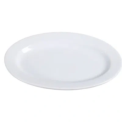 Yanco Abco 11" Dinner Plate In White