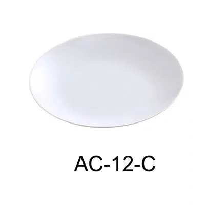 Yanco Abco 12" Dinner Plate In White