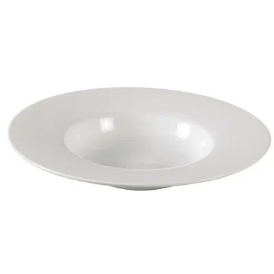 Yanco Abco 9.5" Dessert Plate In White