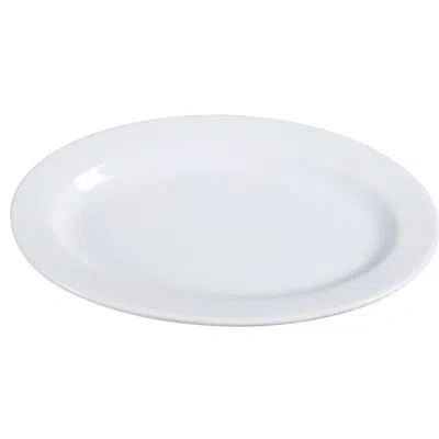 Yanco Abco 9.5" Dinner Plate In White