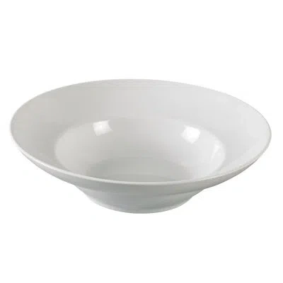Yanco Abco 96 Oz. Deep Mediterranean Pasta Bowl In White