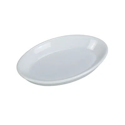 Yanco Accessories Chinaware Baker Oval In Bright White