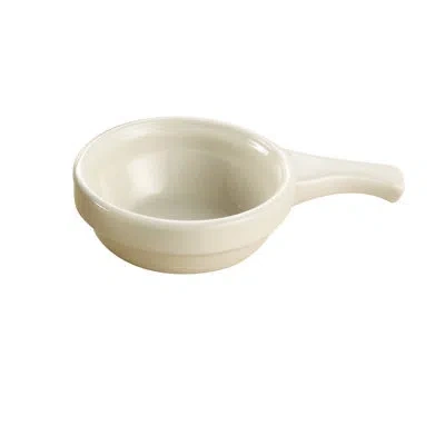 Yanco Accessories Chinaware Handled Casserole American In American White
