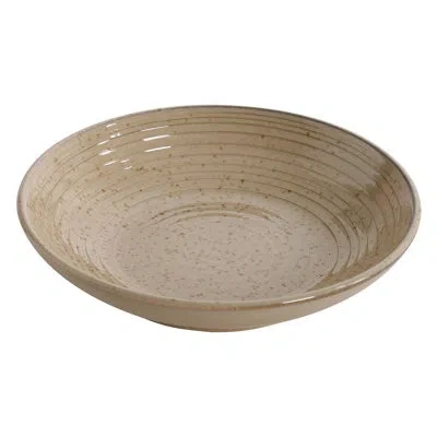 Yanco Agate 20 Oz. Soup Bowl In Beige