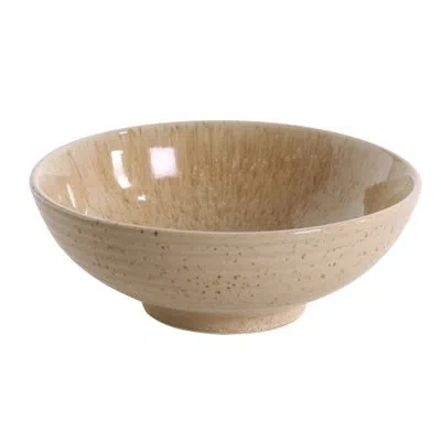 Yanco Agate 36 Oz. Noodle Rice Bowl In Beige