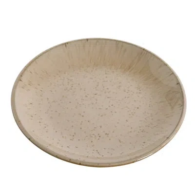 Yanco Agate Bread And Butter Plate In Beige