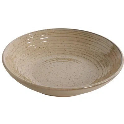 Yanco Agate Pasta Dish In Beige