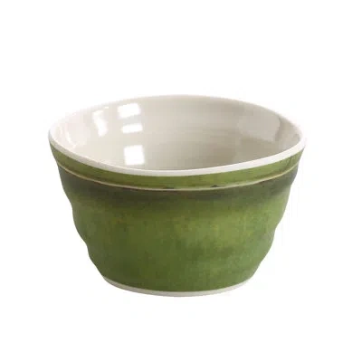 Yanco Bamboo Style Bamboo Melamine Condiment Server In Green