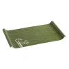 Yanco Bamboo Style Bamboo Rectangular Melamine Platter In Green