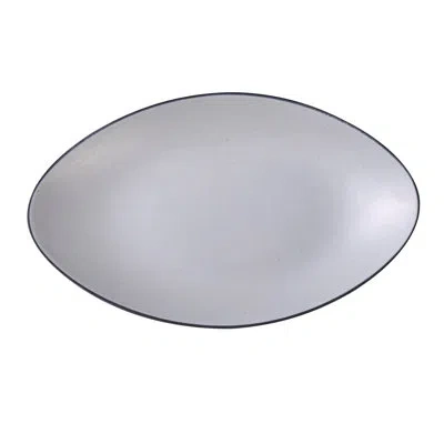 Yanco Birmingham 14" Melamine Dinner Plate In White