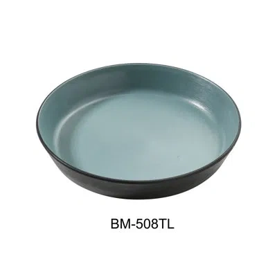 Yanco Birmingham 24 Piece Dessert Bowl Set In Black;teal