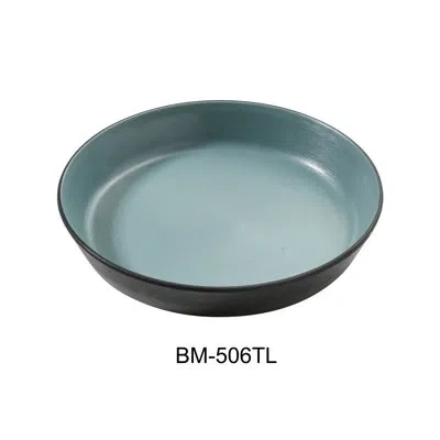 Yanco Birmingham 48 Piece Dessert Bowl Set In Black;teal