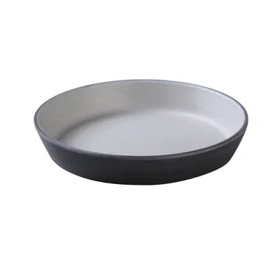 Yanco Birmingham 6" Melamine Salad Plate In Black;gray