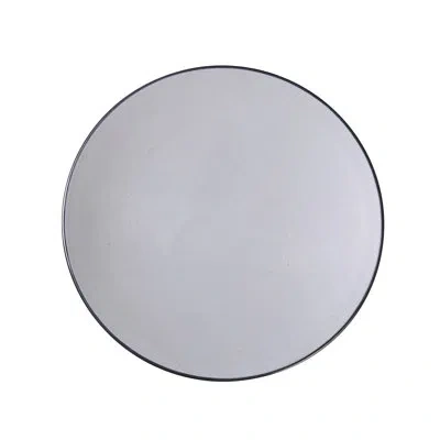 Yanco Birmingham 8" Melamine Salad Plate In Gray