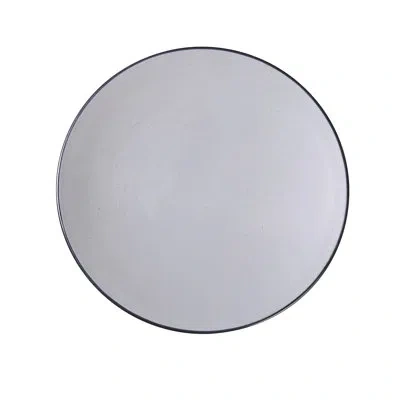 Yanco Birmingham 9" Melamine Salad Plate In Gray