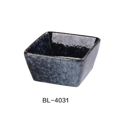 Yanco Bl-4031 Blue Star Square Sauce Dish