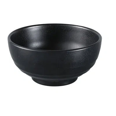 Yanco Black Pearl 38 Oz. Woodong Melamine Cereal Bowl