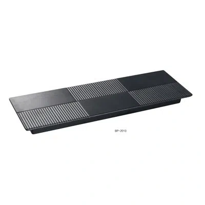Yanco Black Pearl Rectangular Display Melamine Cheese Board In Black Pearl;black Pearl