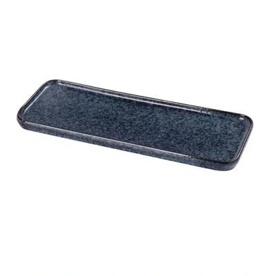 Yanco Blue Star Chinaware Rectangular Plate