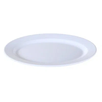 Yanco Catering Oval Melamine Platter In White