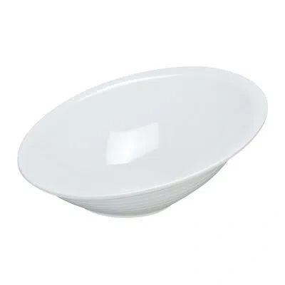 Yanco Catering Sheer Melamine 144 Fl Oz. Serving Bowl In White