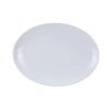 Yanco Coupe Pattern Melamine Platter In White