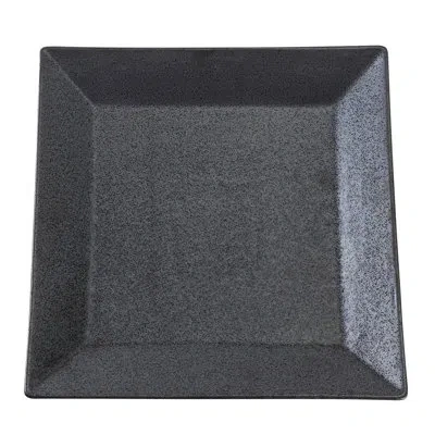 Yanco Diamond 10" Dinner Plate In Black