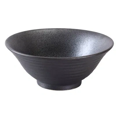 Yanco Diamond 30 Oz. Ramen Rice Bowl In Black
