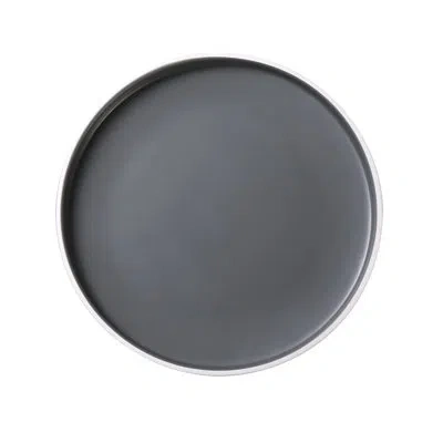 Yanco Discover 10" Melamine Dinner Plate In Gray