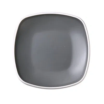 Yanco Discover 10" Melamine Dinner Plate In Gray