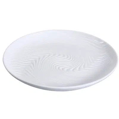 Yanco Fuji 10" Dinner Plate In White