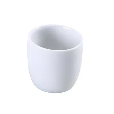 Yanco Fuji 1.5 Oz. Ceramic Single Glass In White
