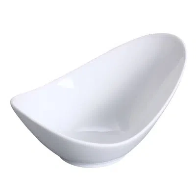 Yanco Fuji 4 Oz. Fortune Dessert Bowl In White