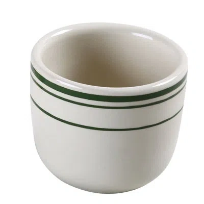 Yanco Gb-45 Green Band Chinese Tea Cup In American White