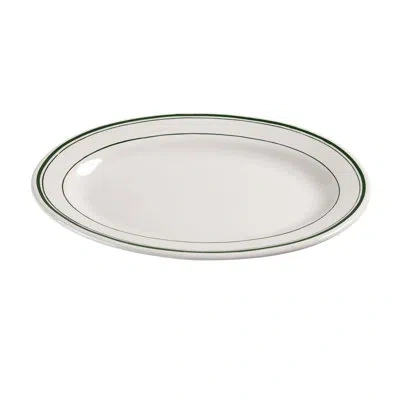 Yanco Green Band Chinaware Platter